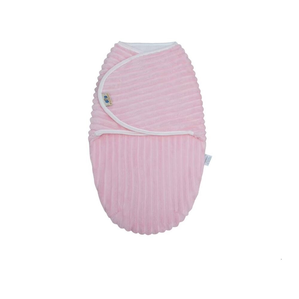 Blue snail newborn baby spot easy rap receiving blanket pink soft